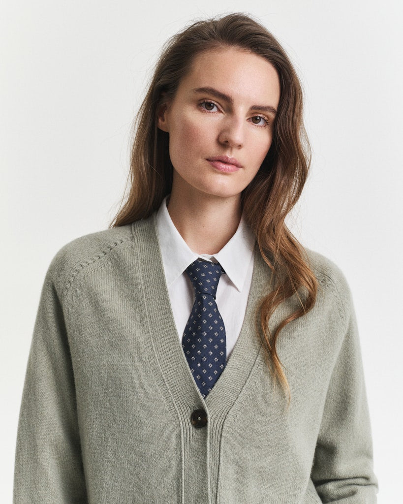 Gant Damen Strickjacken Faded Sage