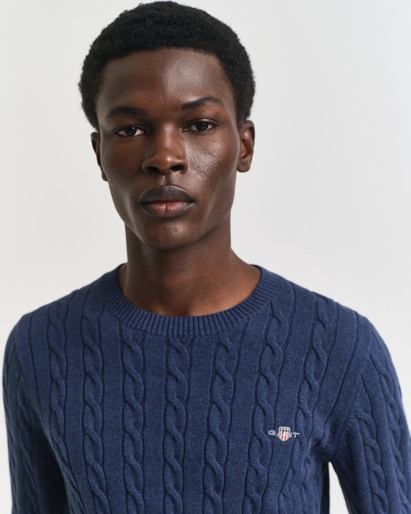 Gant Herren Pullover  Dark Jeansb