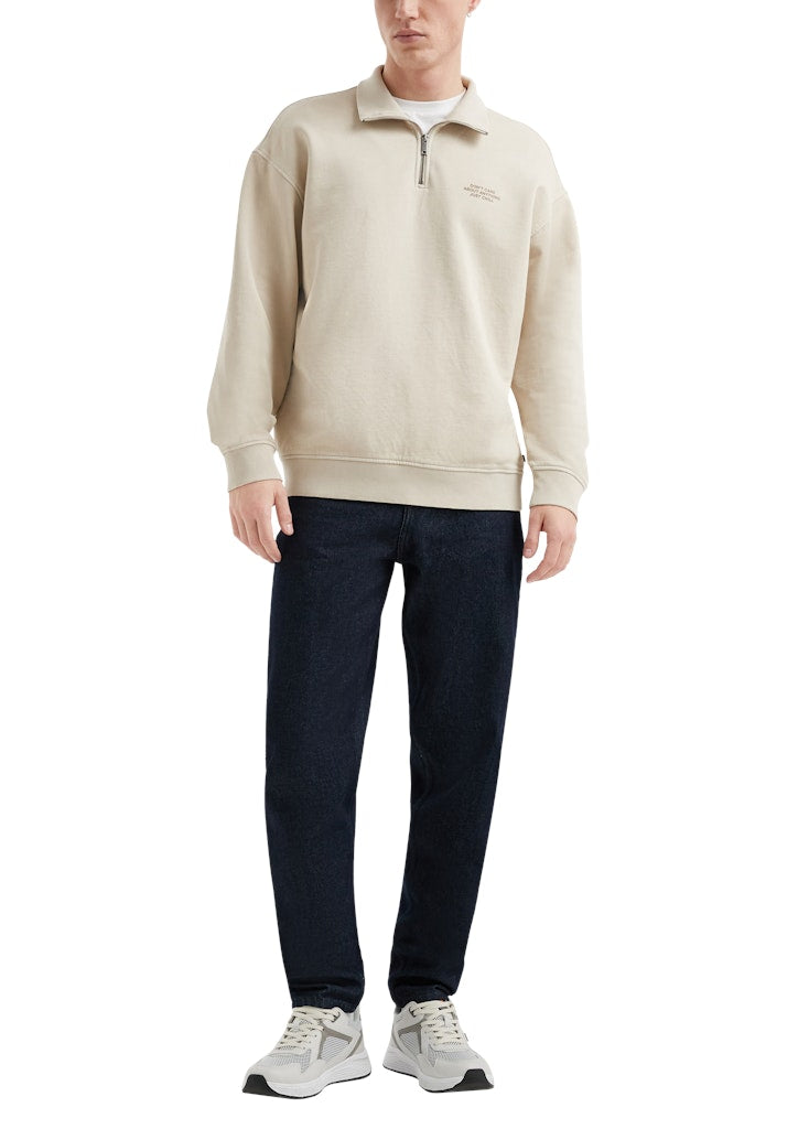 QS by S.Oliver Herren Sweatshirts Brown