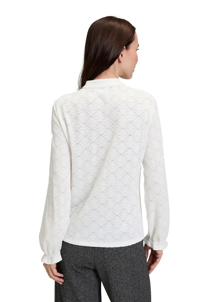 Cartoon Damen Blusen Bright White