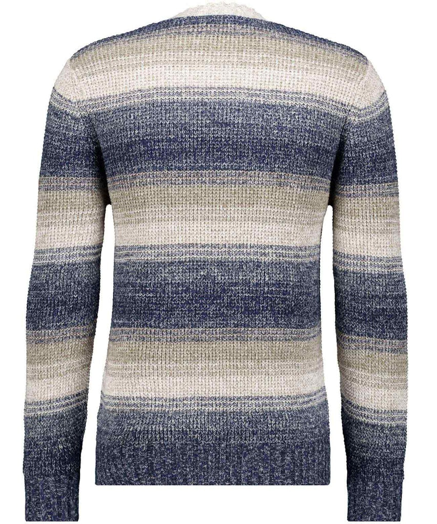 Ragman Herren Pullover  Gestreift