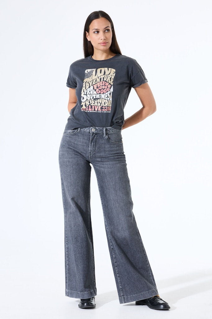 Garcia Damen T-Shirts Antracite