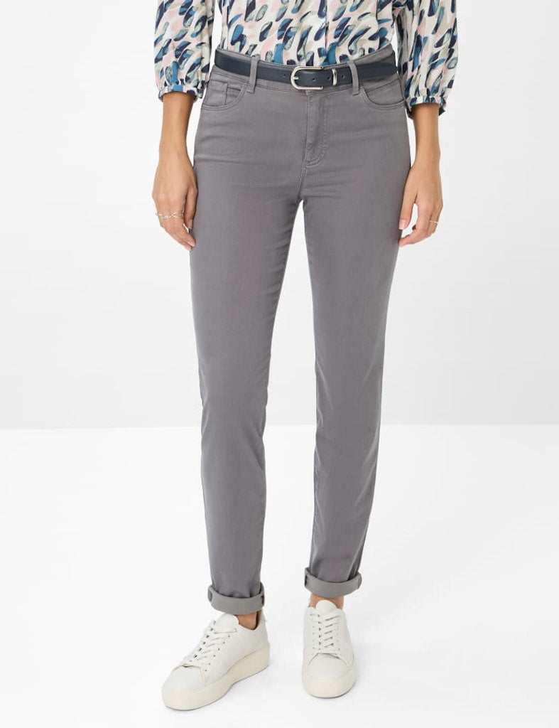 Brax Damen Hosen Smoke Grey