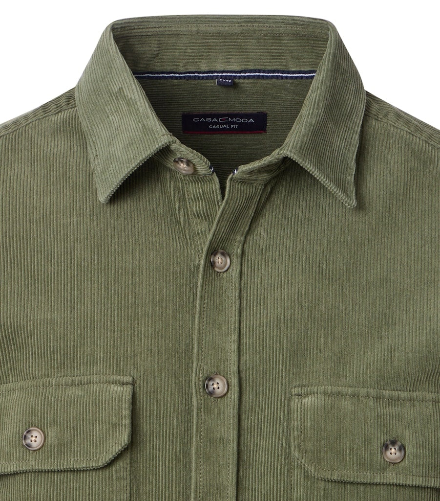 Casa Moda Herren Hemden lang  Gruen