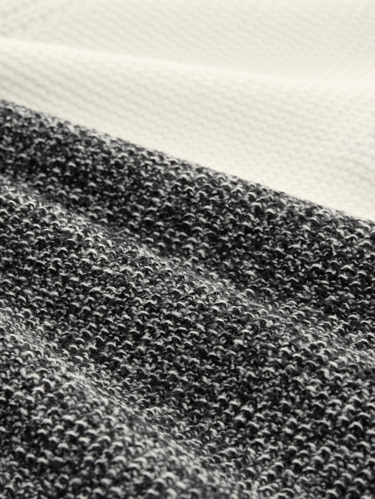 Tom Tailor denim Herren Pullover White Base Moul