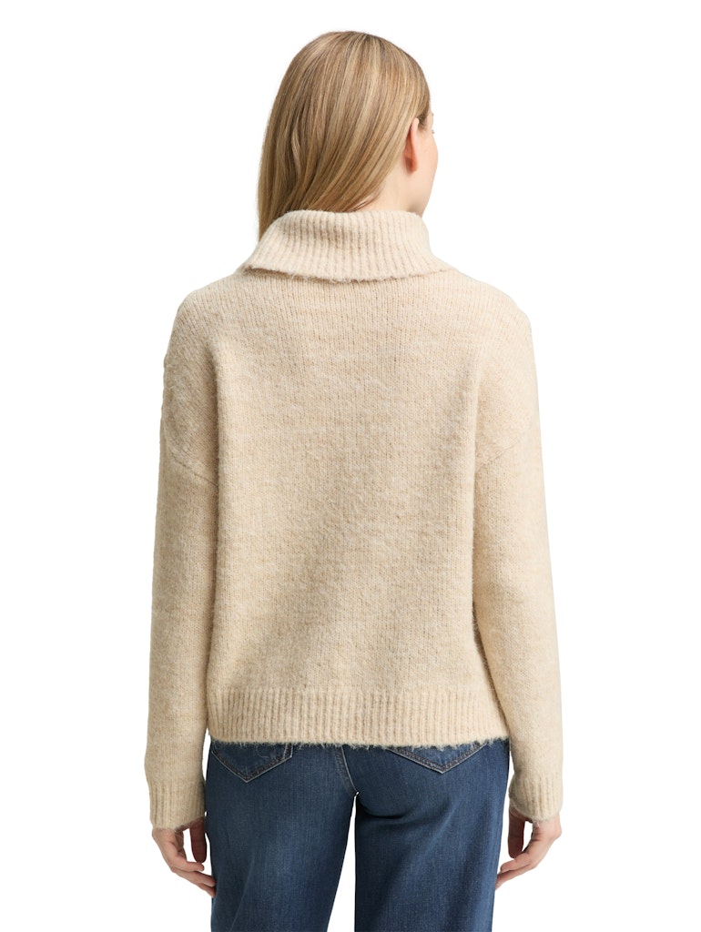 Tom Tailor Damen Sweatshirts Sand Stone Beig
