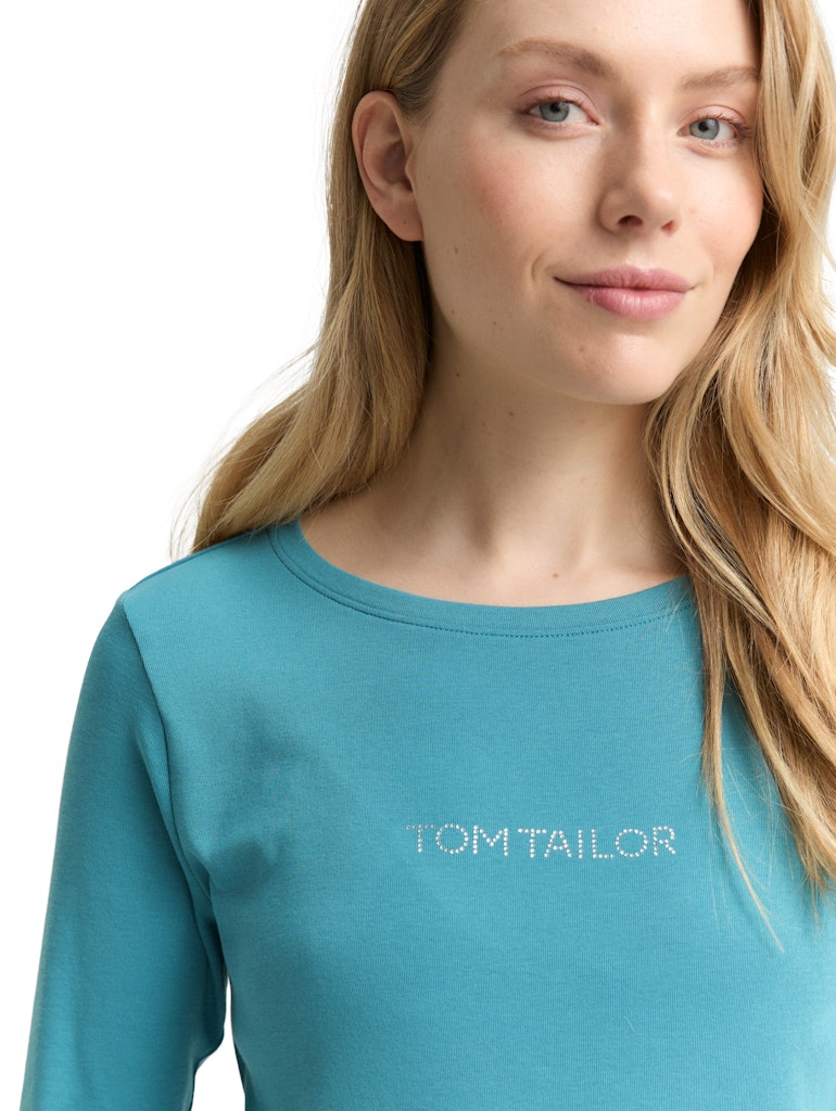 Tom Tailor Damen T-Shirts Tropical Teal
