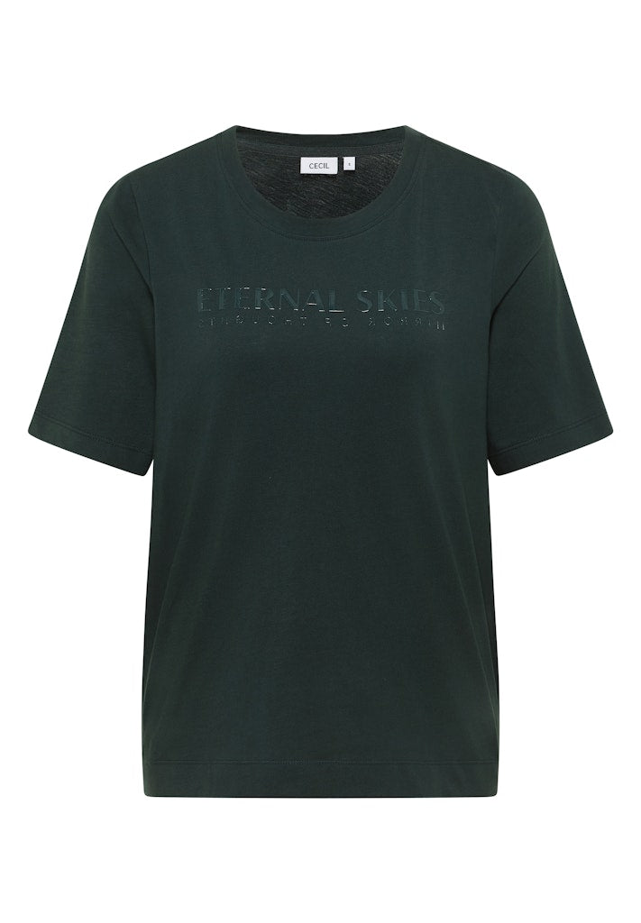 Cecil Damen T-Shirts  Ink Green