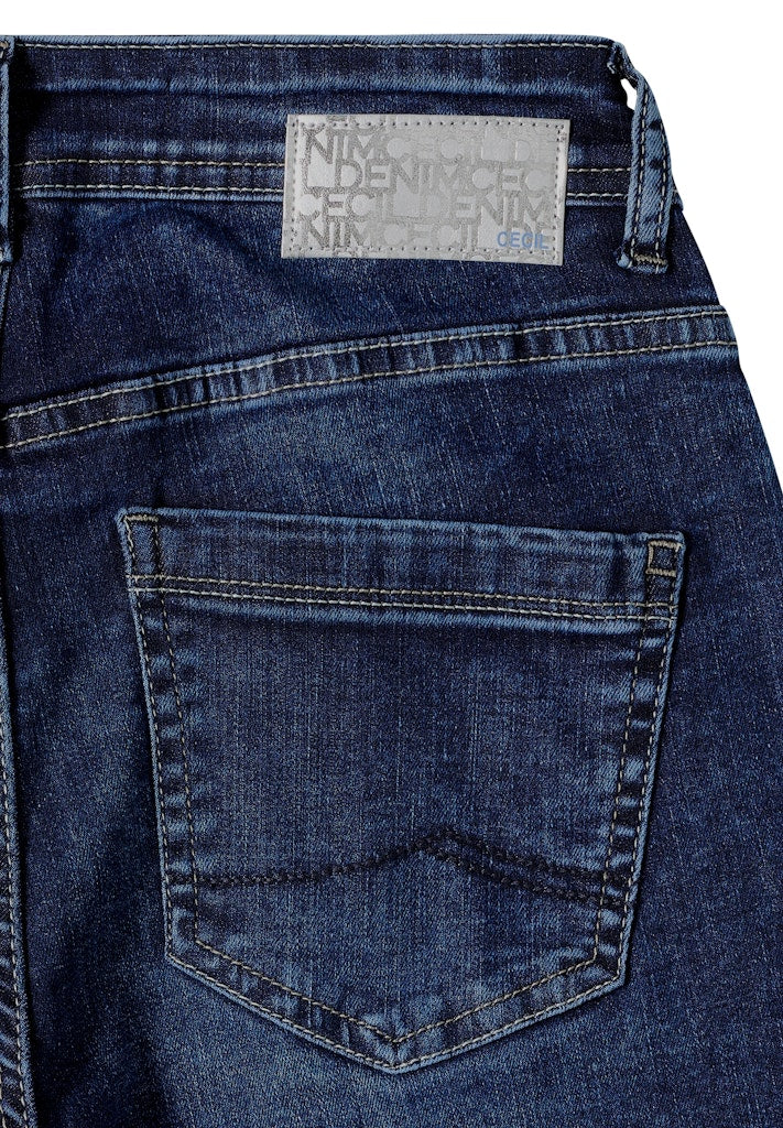 Cecil Damen Hosen  Mid Blue