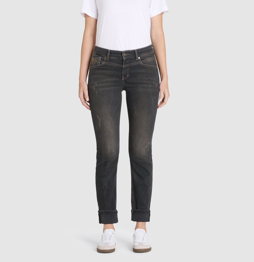Mac Damen Jeans Fancy Brown Bla