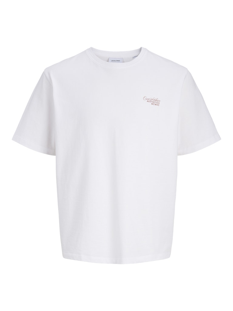 Jack & Jones Herren T-Shirts kurz Bright White