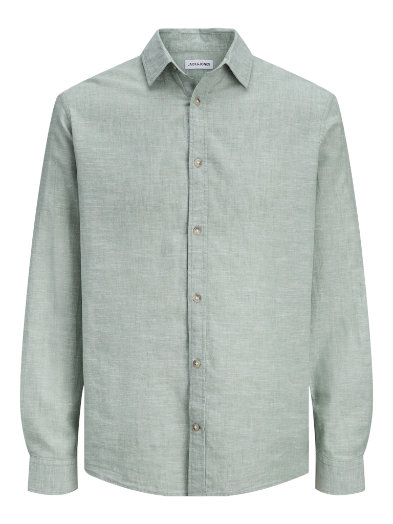 Jack & Jones Herren Hemden lang Granite Green