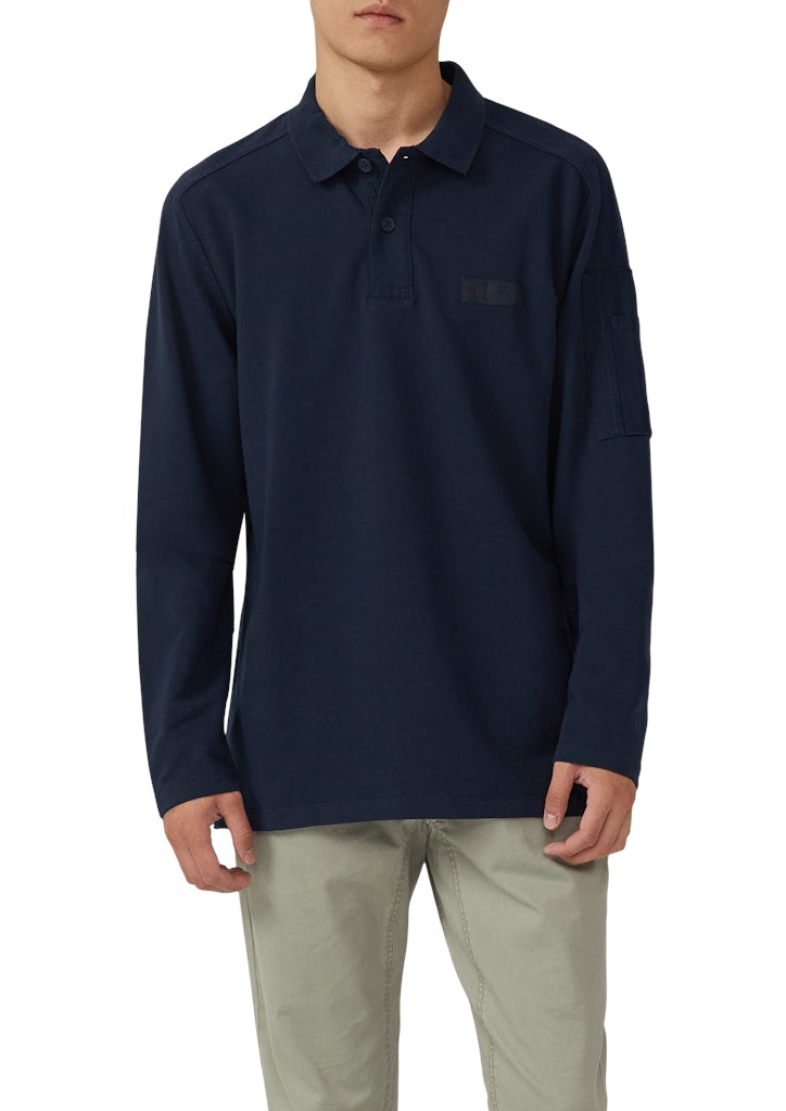 S. Oliver red Herren Polo-Shirts Blue