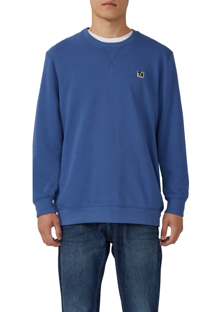 S. Oliver red Herren Sweatshirts Blue