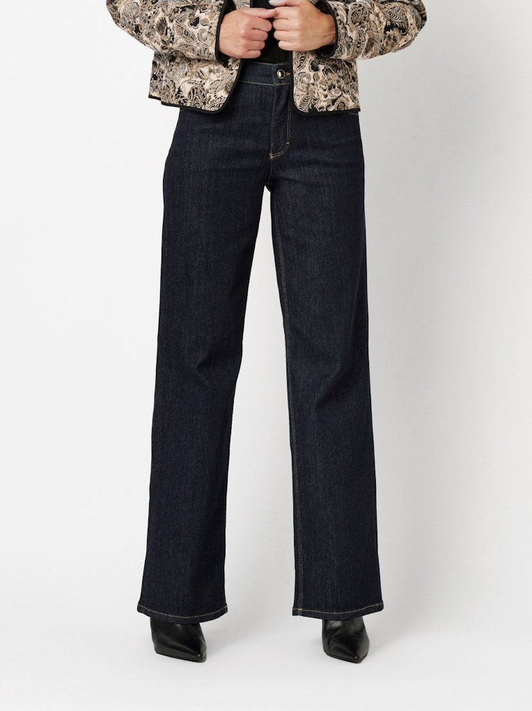 Toni Dress Damen Jeans Rinsed Blue