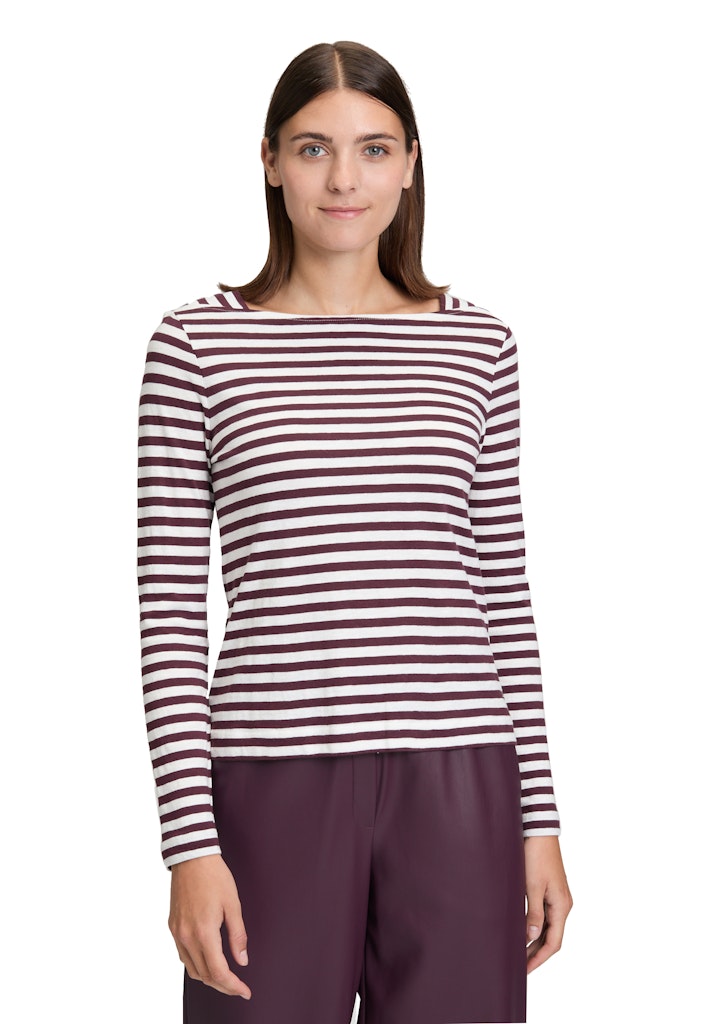 Betty & Co Damen T-Shirts Cream/Dark Red