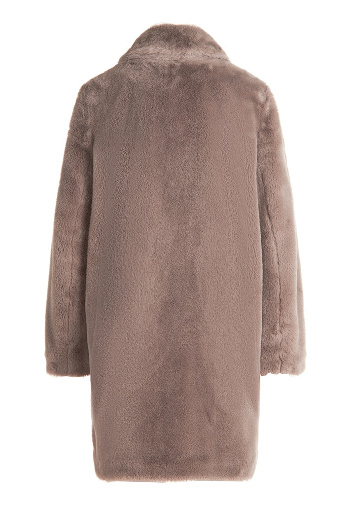 Cartoon Damen Mantel Dark Almond