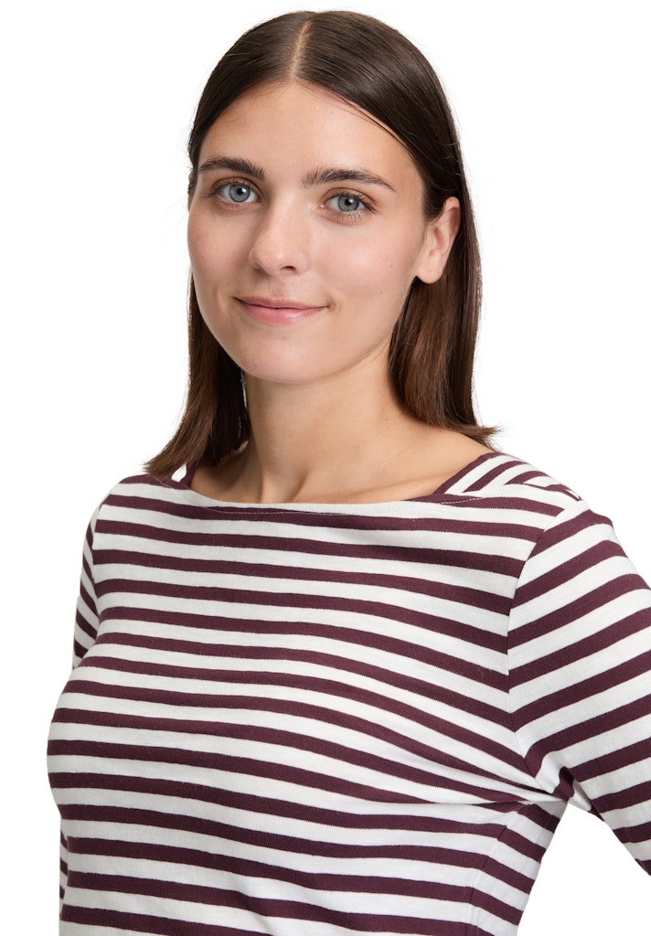 Betty & Co Damen T-Shirts Cream/Dark Red