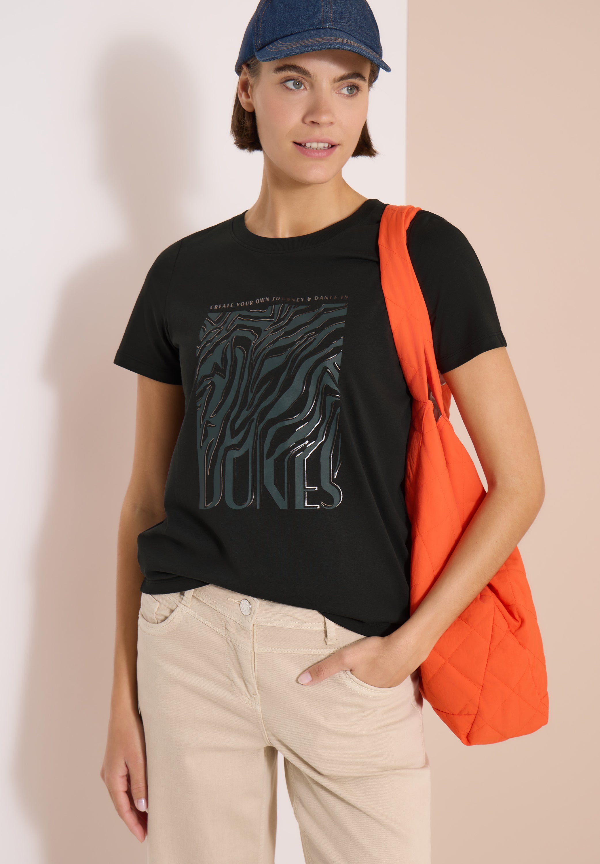 Cecil Damen T-Shirts Palm Bree