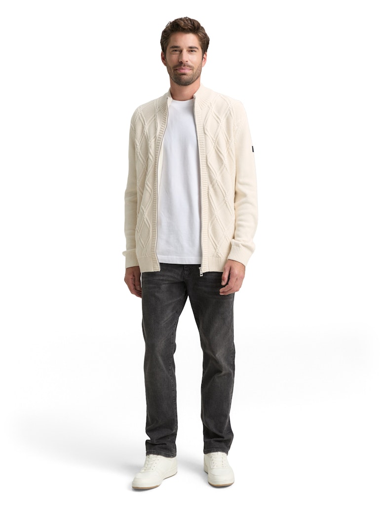 Tom Tailor Herren Pullover Gardenia White