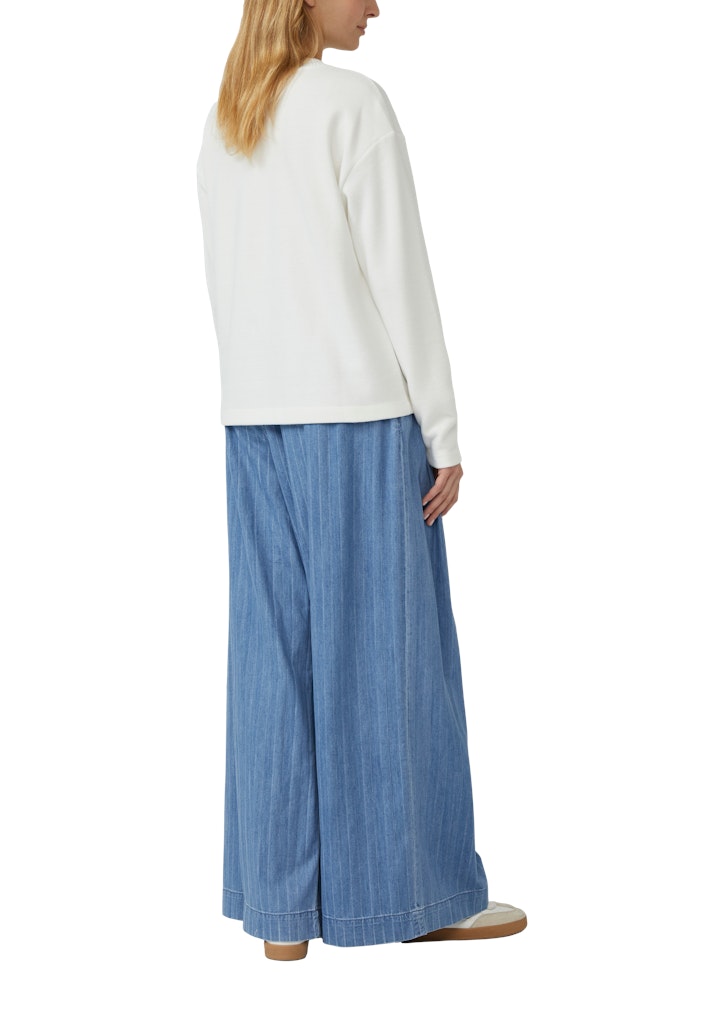 S. Oliver red Damen Sweatshirts White