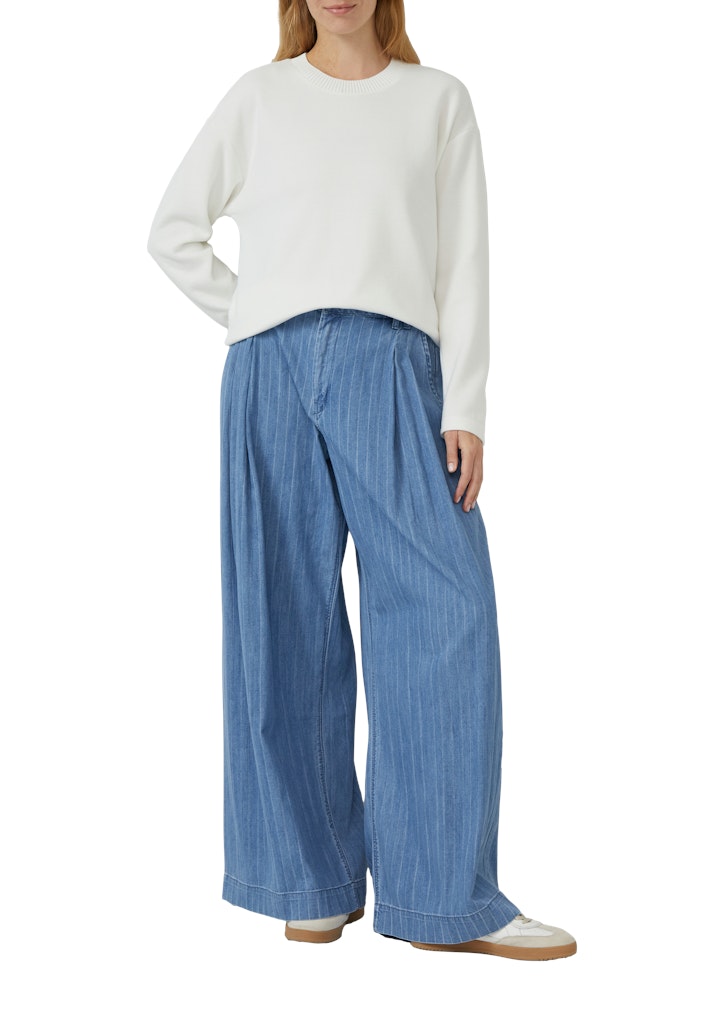 S. Oliver red Damen Sweatshirts White