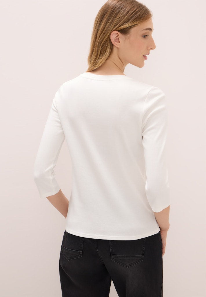 Cecil Damen T-Shirts  Vanilla W