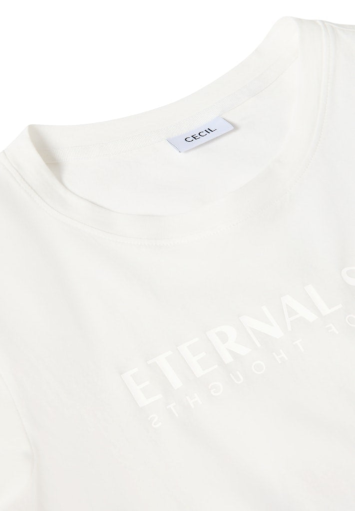 Cecil Damen T-Shirts  Vanilla W