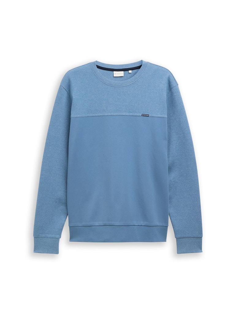 Tom Tailor Herren Sweatshirts Faded Uniform B