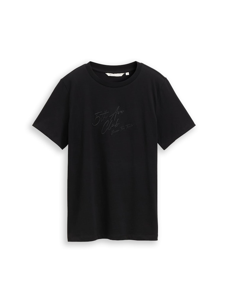 Tom Tailor denim Damen T-Shirts Deep Black