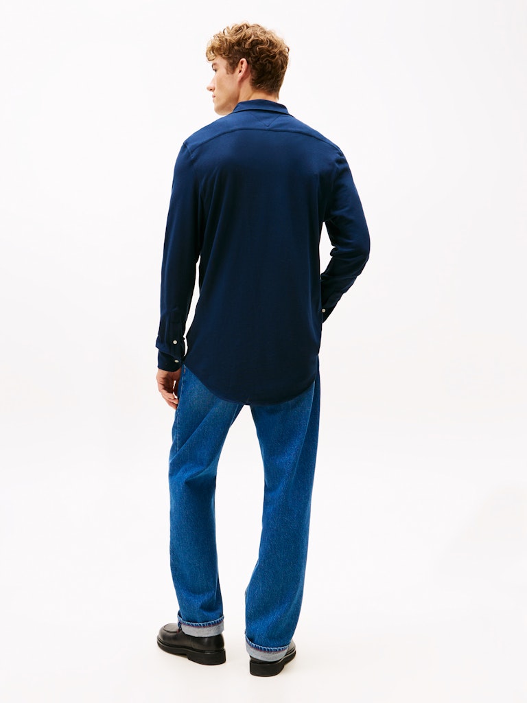 Tommy Hilfiger Herren Hemden Cg Blue