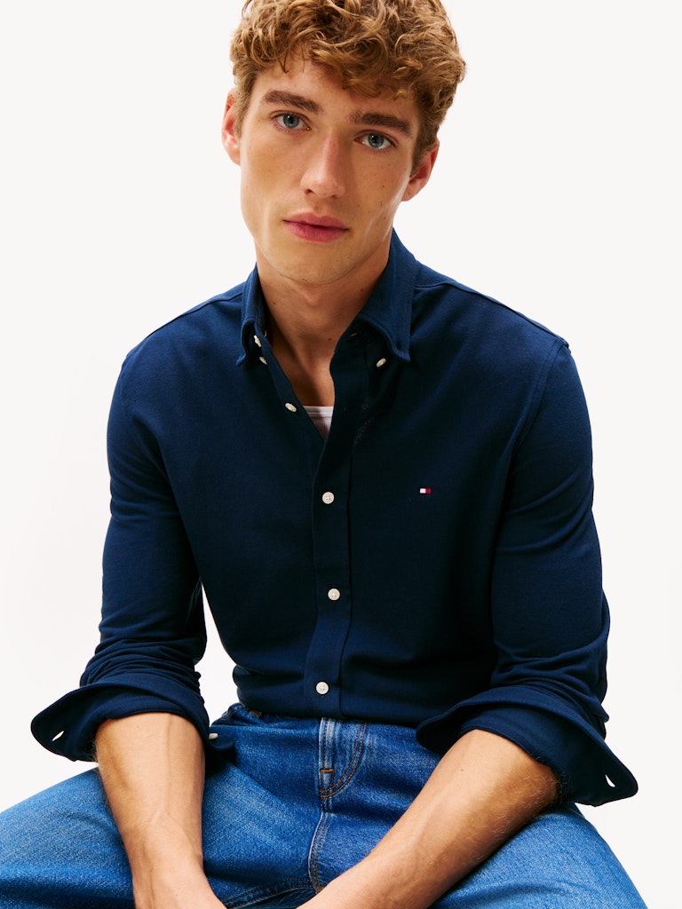 Tommy Hilfiger Herren Hemden Cg Blue