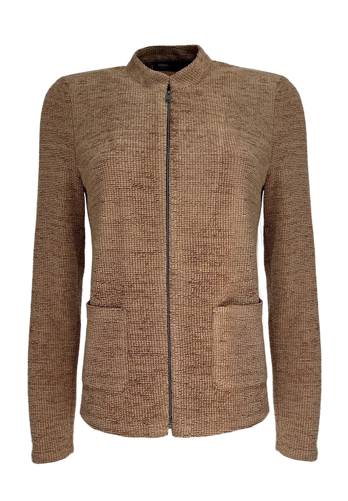 Frank Walder Damen Strickjacken Caramel