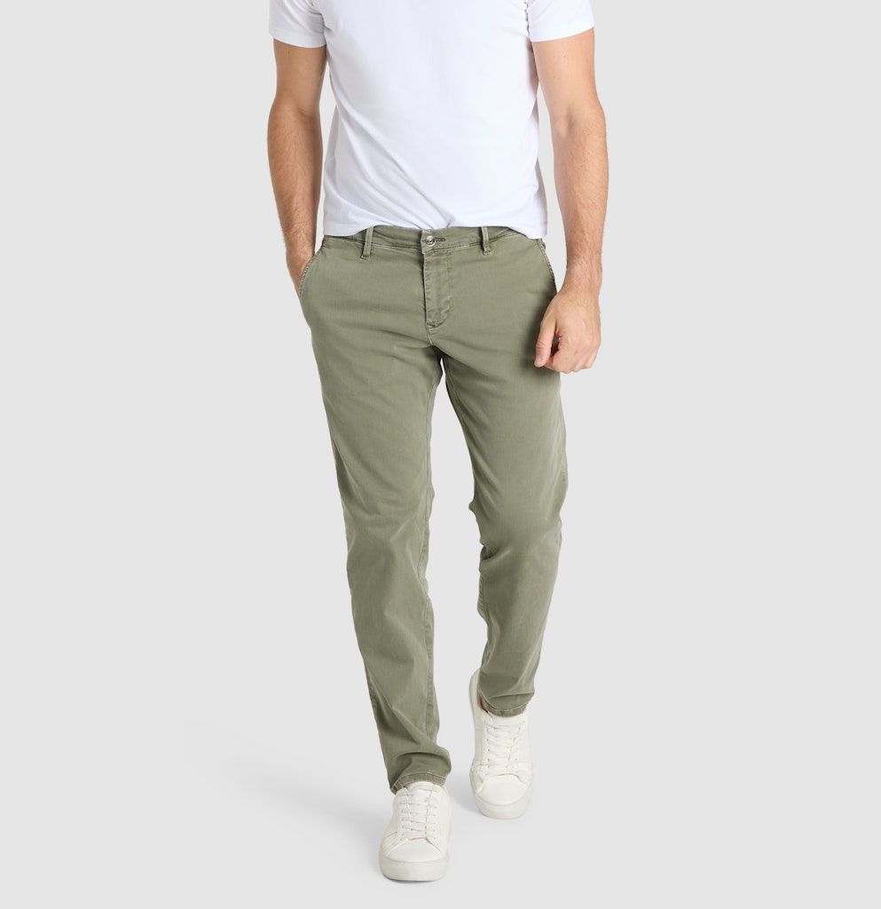 Mac Herren Hosen W Leaf Green