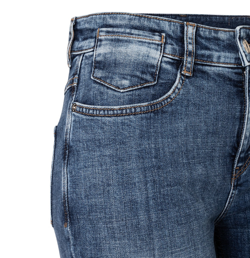 Mac Damen Jeans Medium Blue Was