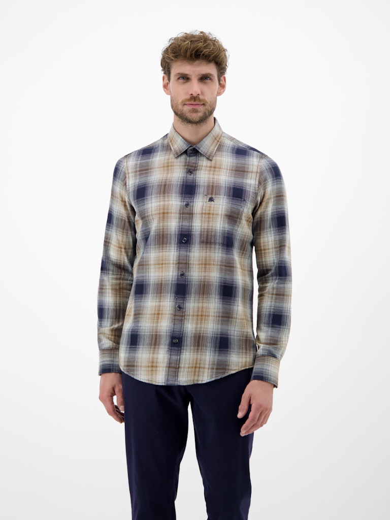 Lerros Herren Hemden Classic Navy