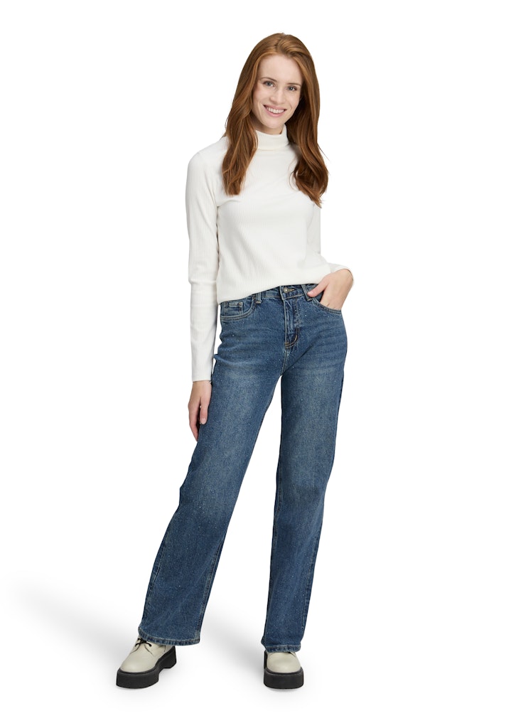 Cartoon Damen Jeans Dark Blue Denim