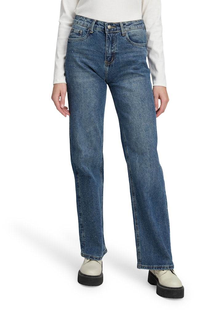Cartoon Damen Jeans Dark Blue Denim