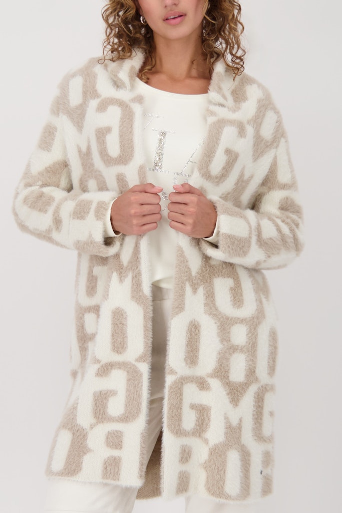 Monari Damen Strickjacken  Truffle Gem