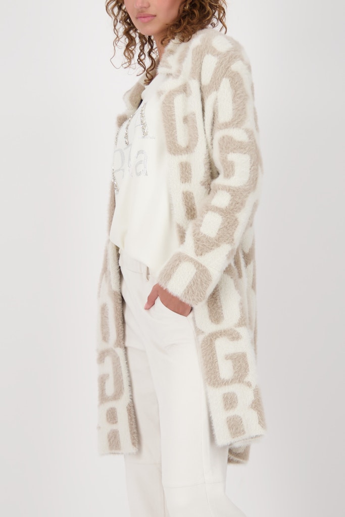 Monari Damen Strickjacken  Truffle Gem