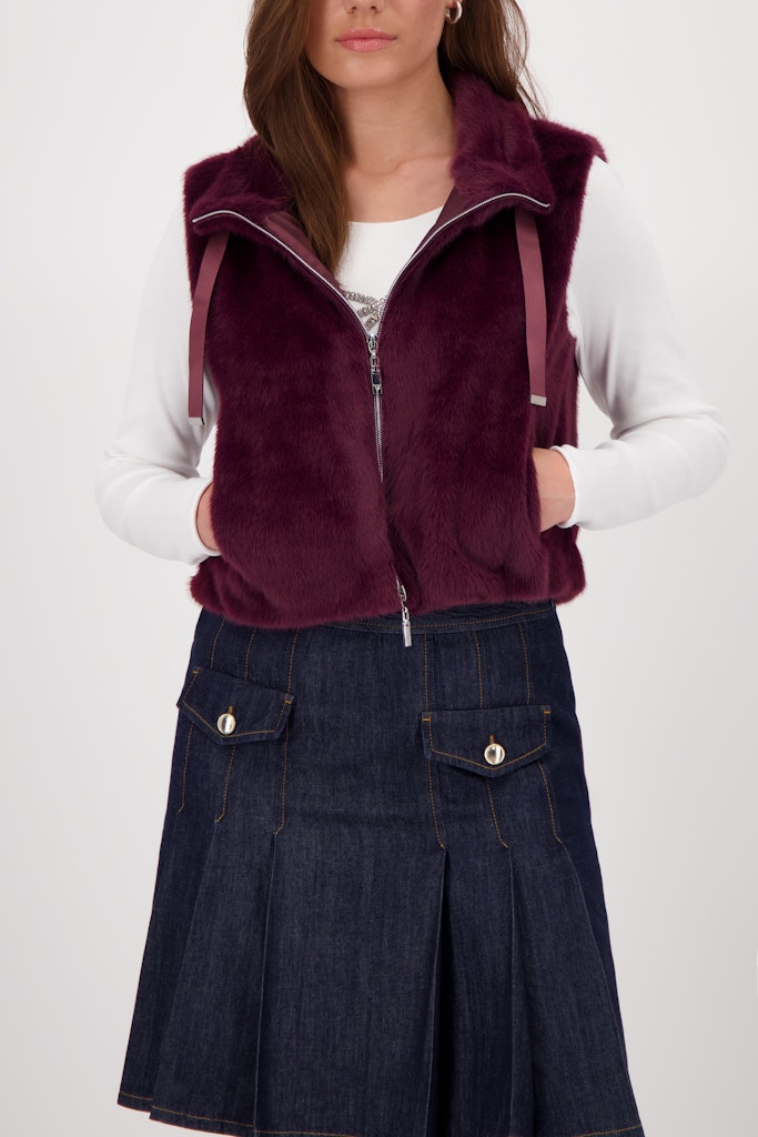 Monari Damen Outdoorwesten  Bordeaux