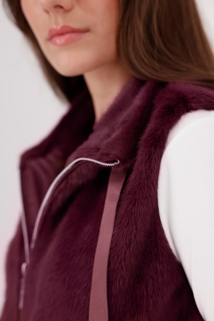 Monari Damen Outdoorwesten  Bordeaux