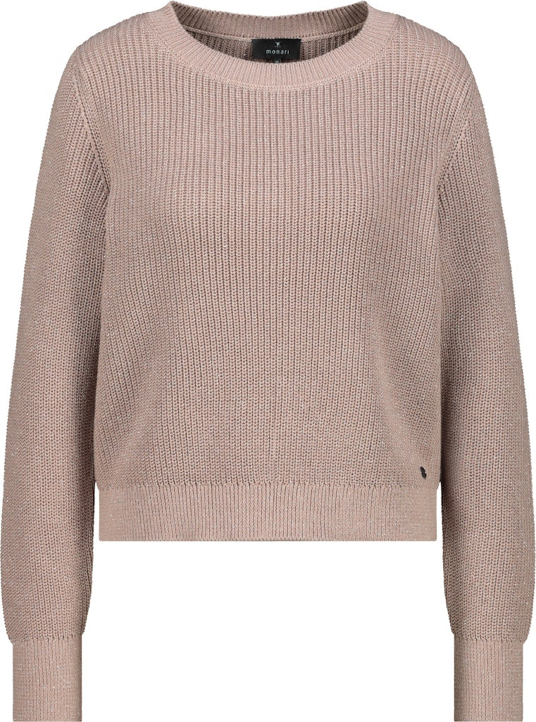 Monari Damen Pullover  Truffle