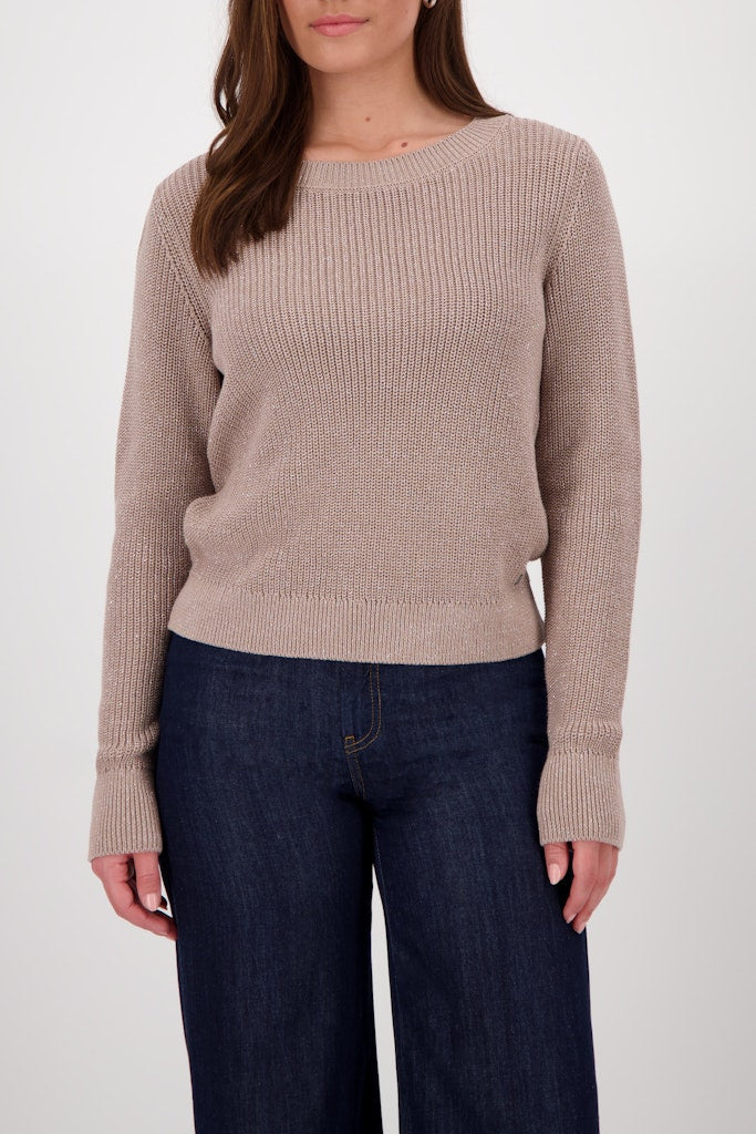 Monari Damen Pullover  Truffle