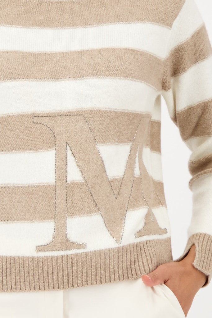 Monari Damen Pullover  Truffle Rin