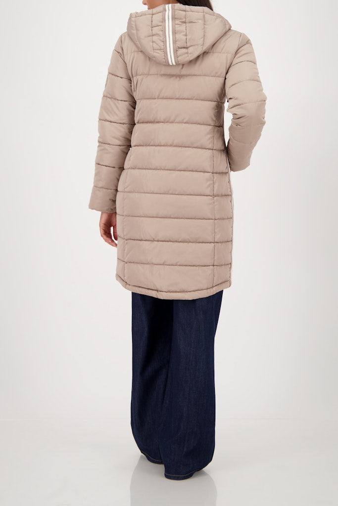 Monari Damen Mantel  Truffle