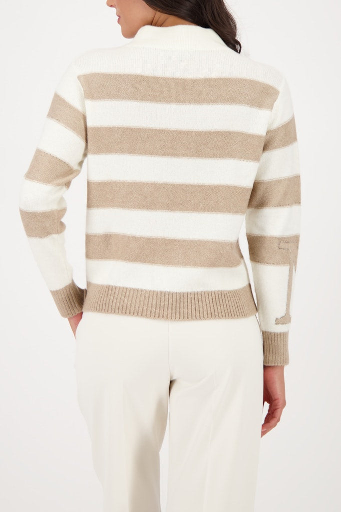 Monari Damen Pullover  Truffle Rin
