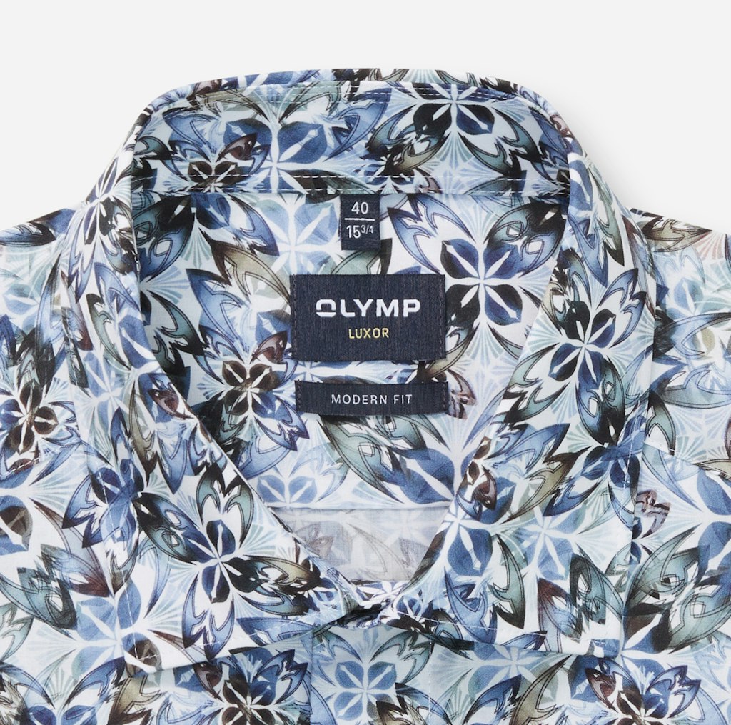 Olymp Herren Hemden lang  Weiss