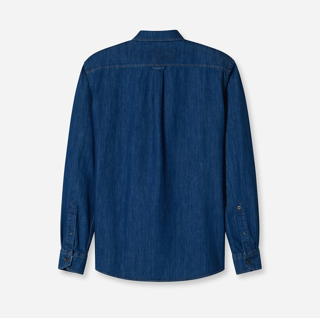 Olymp Herren Hemden Blau