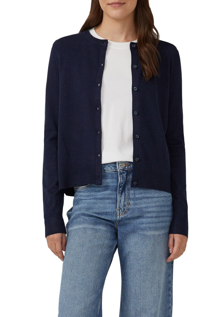 S. Oliver red Damen Strickjacken Blue
